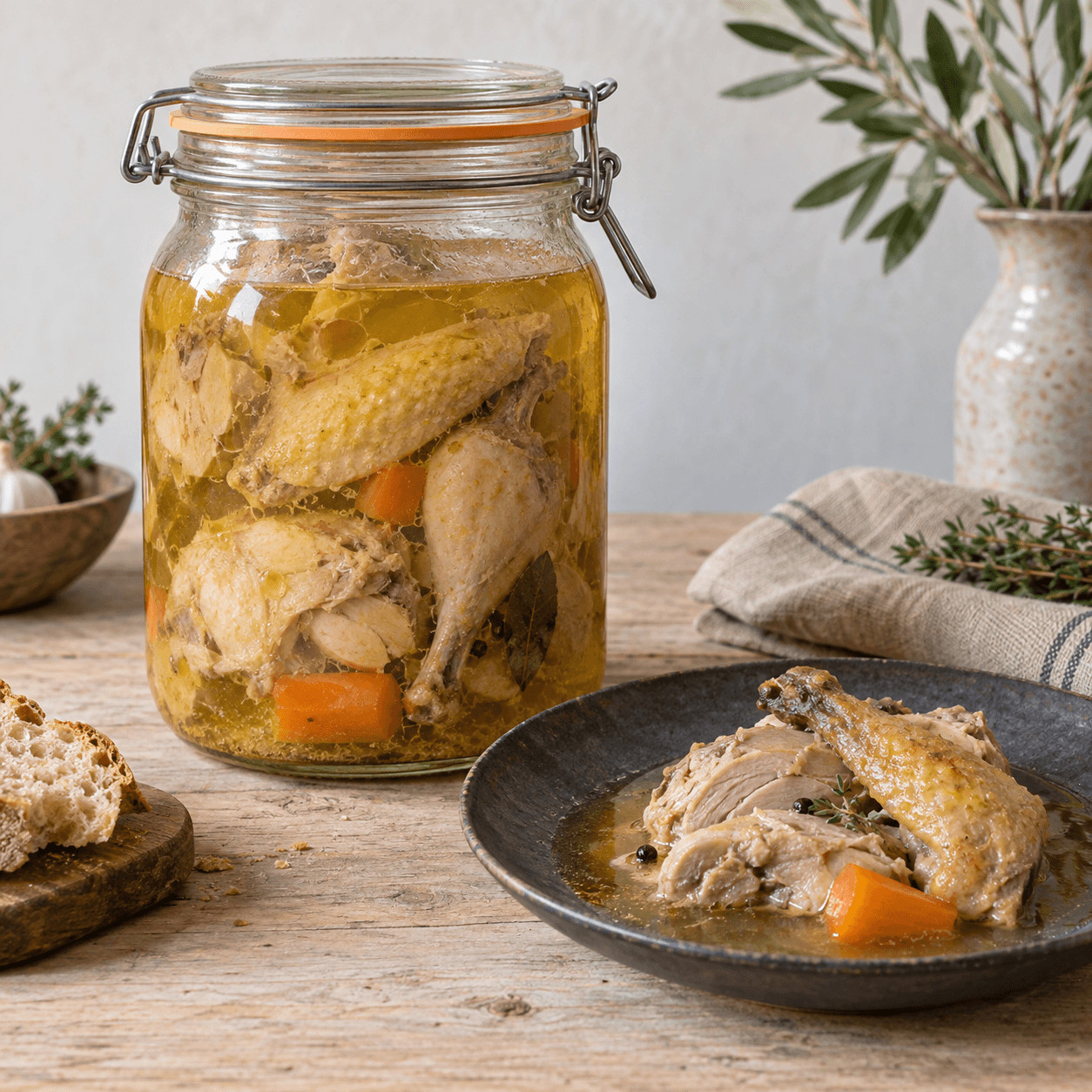 Pintade au naturel